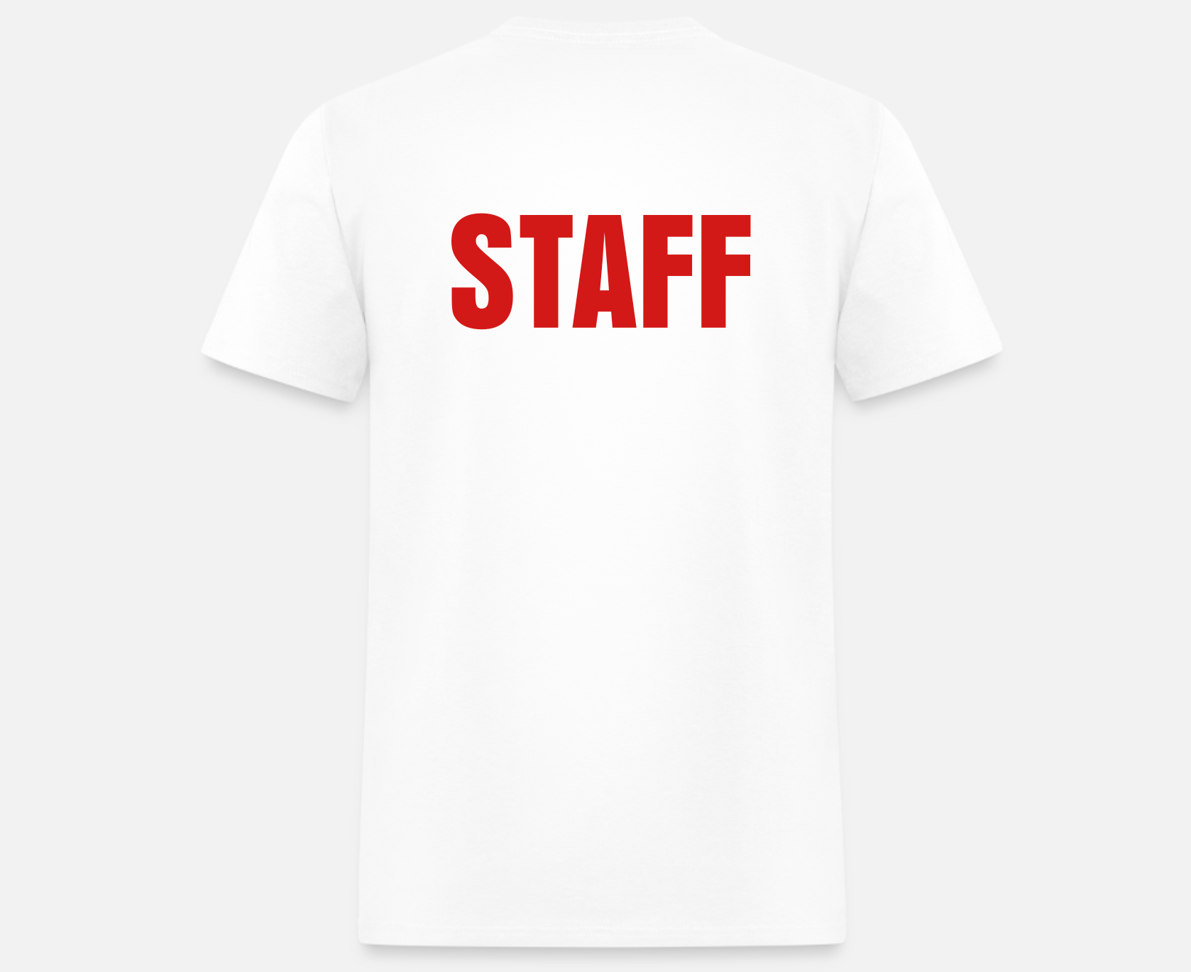 Nulpii Staff White Short Sleeve T-Shirt LTD