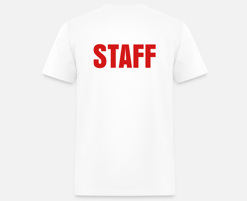 Nulpii Staff White Short Sleeve T-Shirt LTD